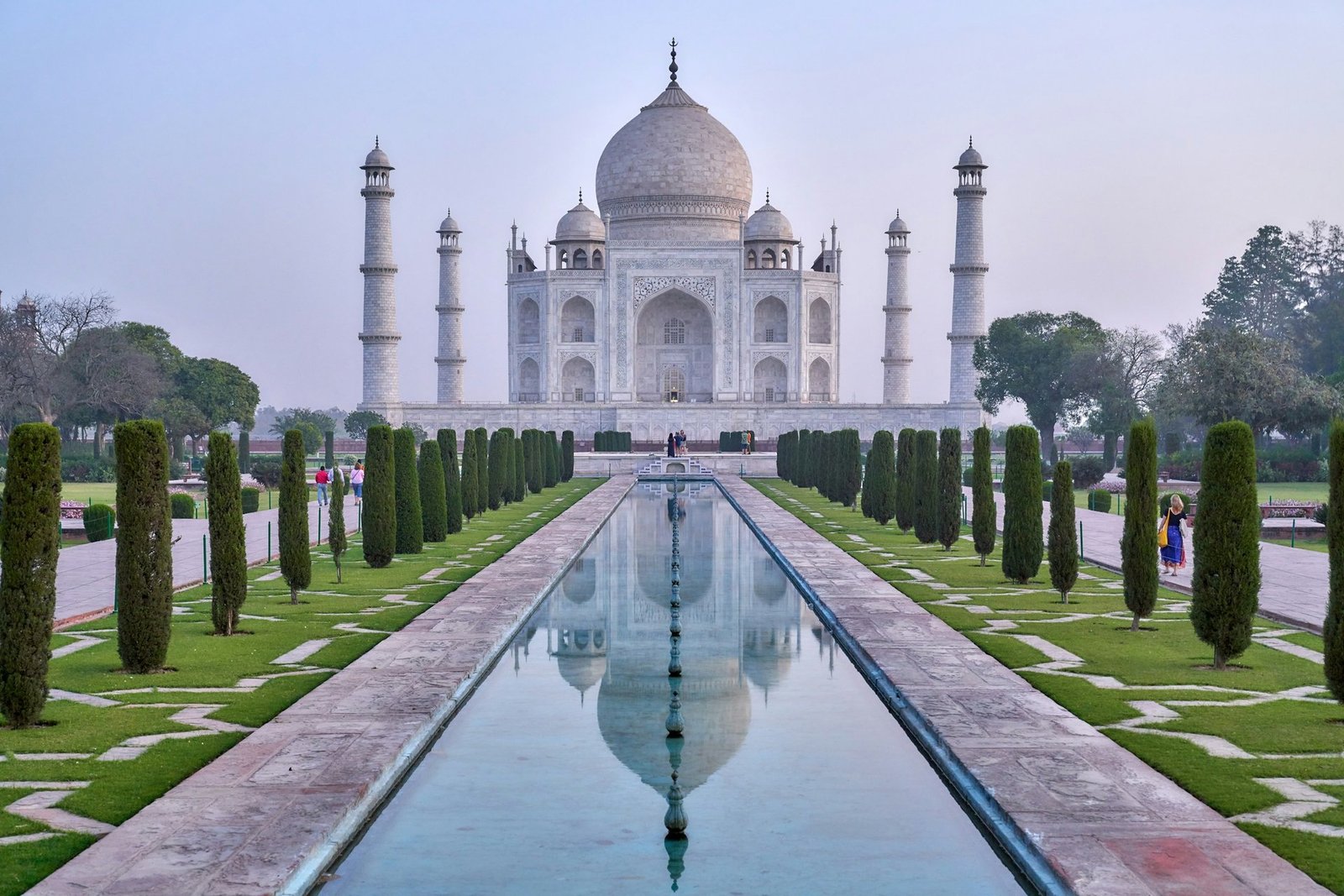 Golden Taj Mahal at sunrise — India's most iconic monument